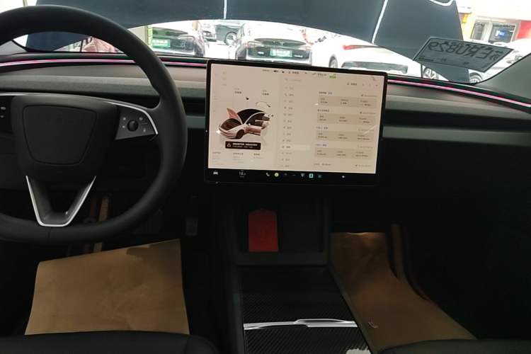Used Tesla Model 3 2023 Rear-Wheel-Drive Version Audio And AC Panel