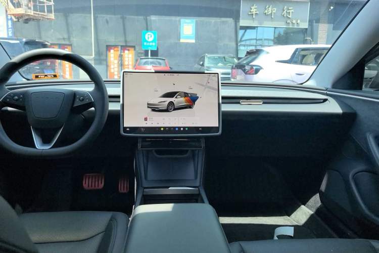 Used Tesla Model 3 2023 Long-Range All-Wheel-Drive Version Audio And AC Panel