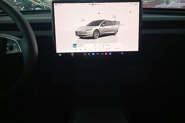 Used Tesla Model 3 2023 Rear-Wheel-Drive Version Audio And AC Panel