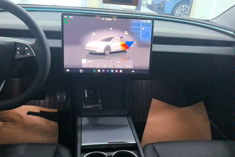 Used Tesla Model 3 2023 Rear-Wheel-Drive Version Audio And AC Panel