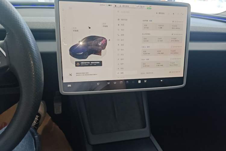 Used Tesla Model 3 2023 Rear-Wheel-Drive Version Audio And AC Panel