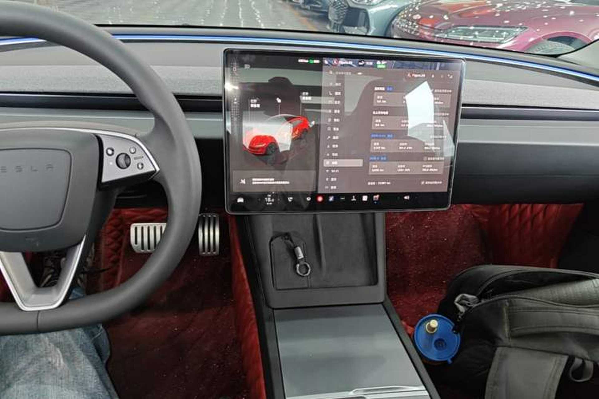 Used Tesla Model 3 2023 Long-Range All-Wheel-Drive Version Center Console