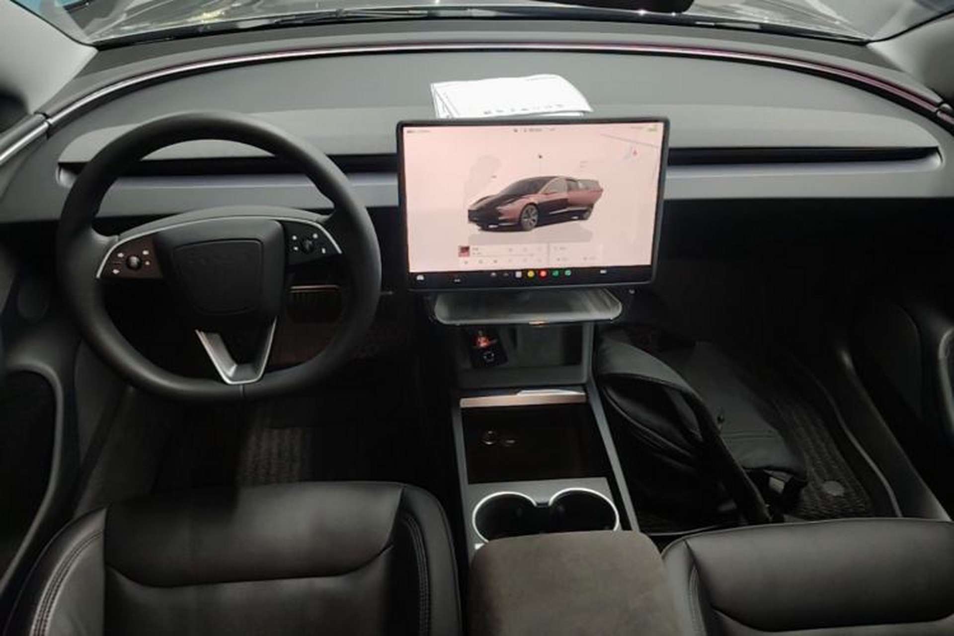 Used Tesla Model 3 2023 Long-Range All-Wheel-Drive Version Center Console