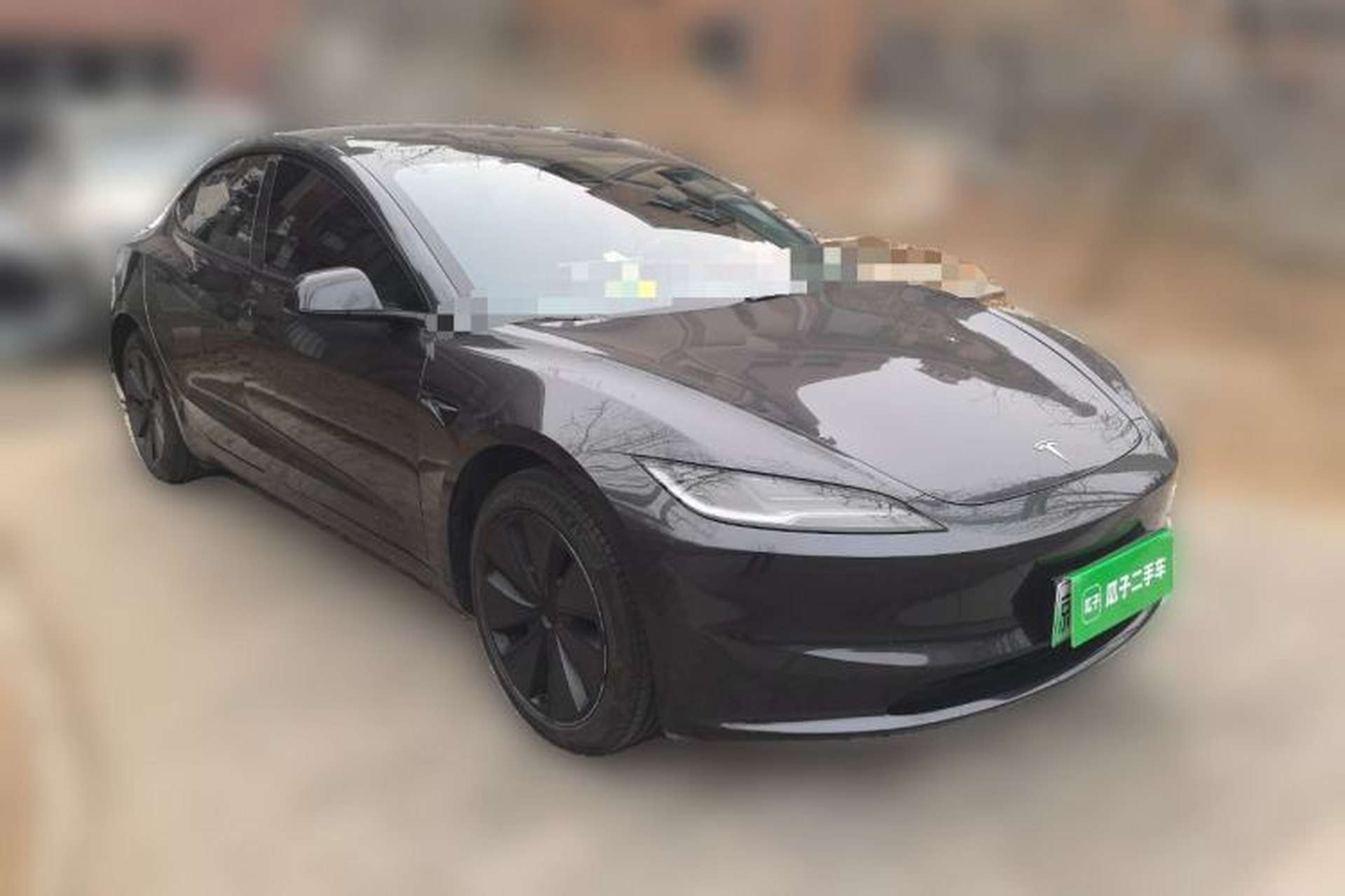 Used Tesla Model 3 2023 Rear-Wheel-Drive Version Front Right 45 Deg