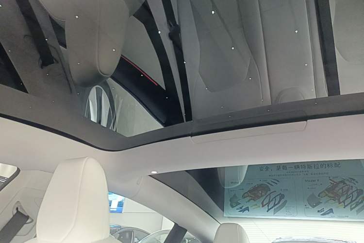 Used Tesla Model 3 2023 Long-Range All-Wheel-Drive Version Headliner