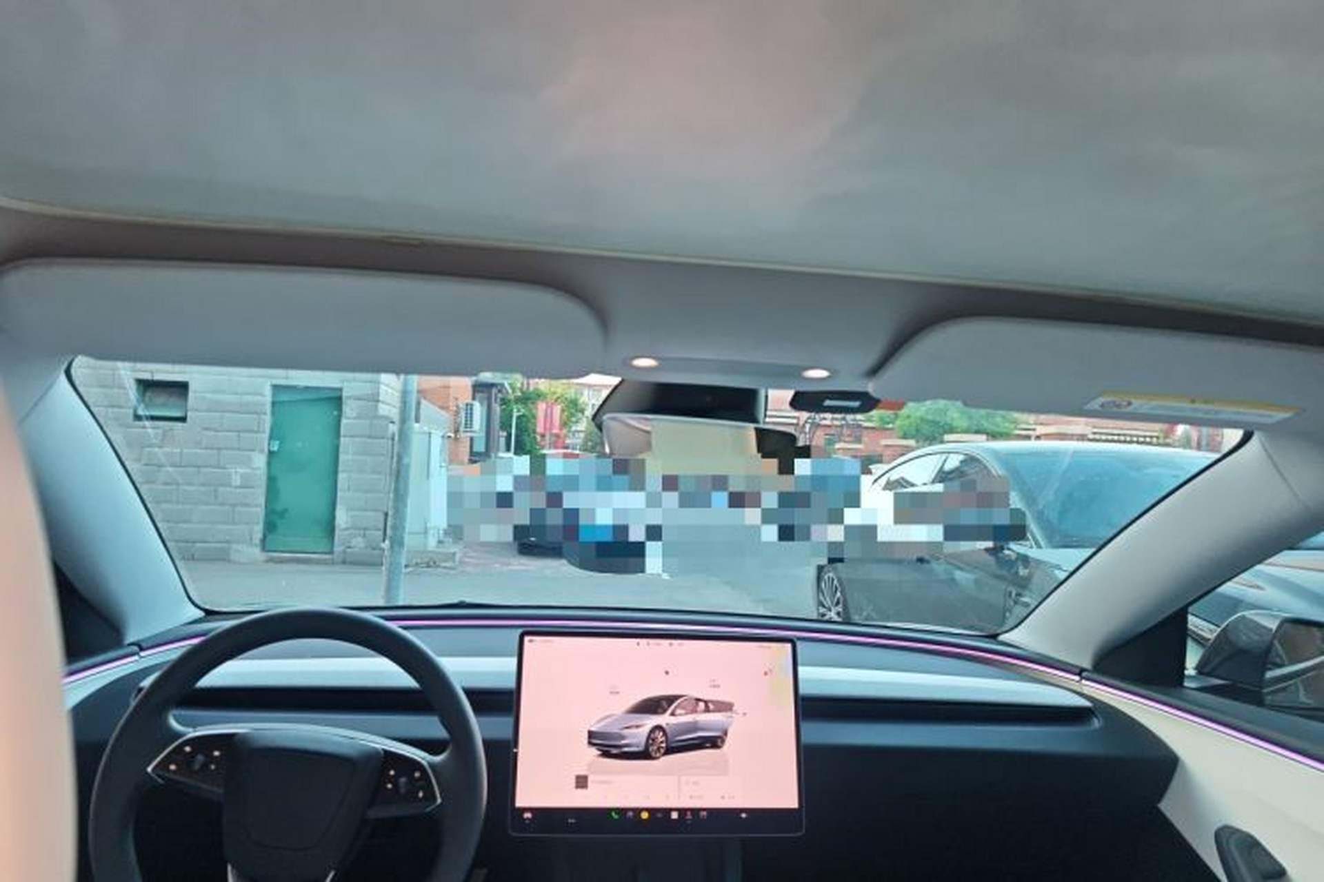Used Tesla Model 3 2023 Long-Range All-Wheel-Drive Version Headliner