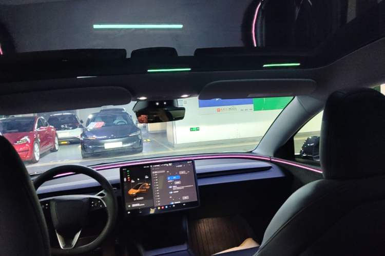 Used Tesla Model 3 2023 Long-Range All-Wheel-Drive Version Headliner