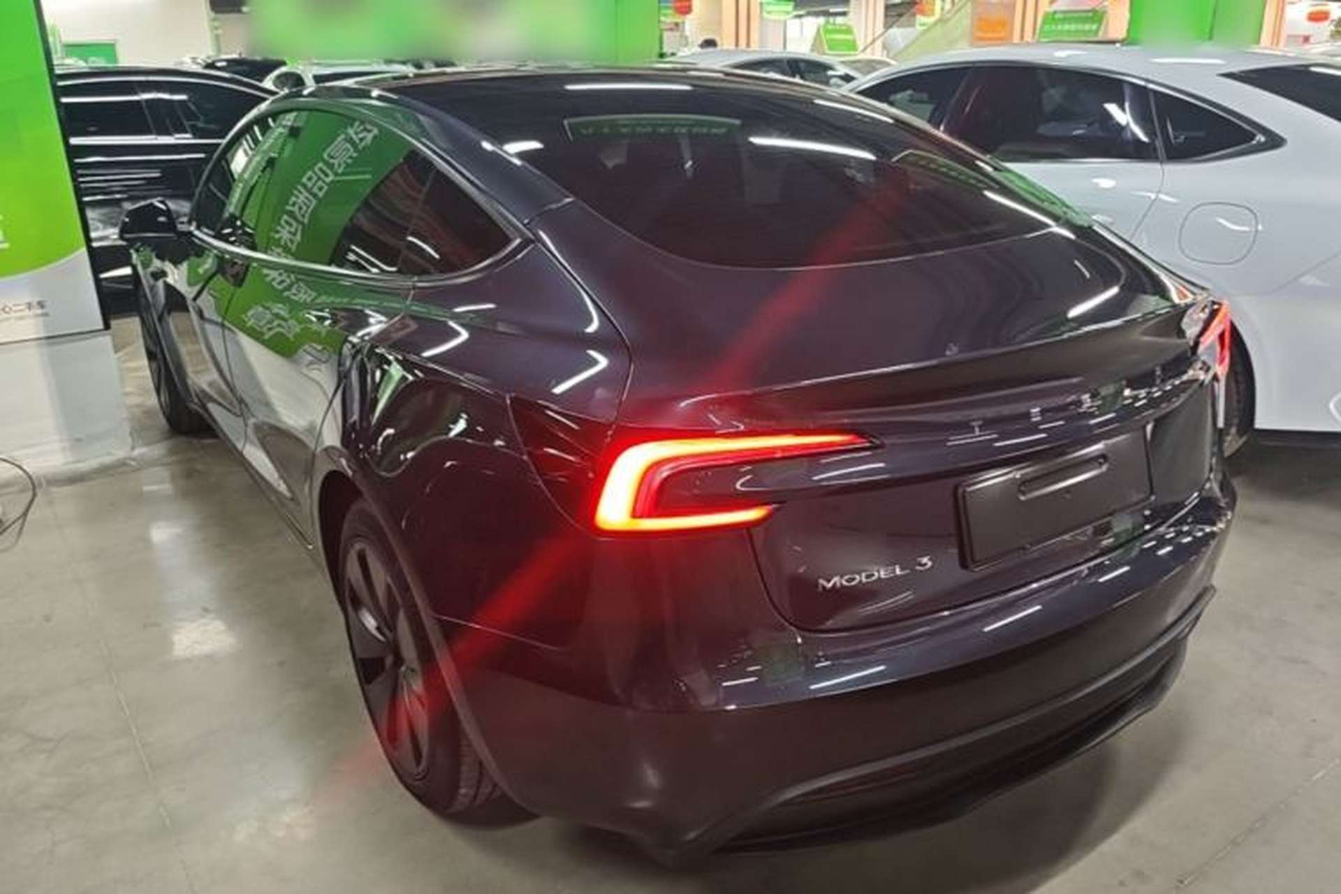 Used Tesla Model 3 2023 Rear-Wheel-Drive Version Rear Left 45 Deg