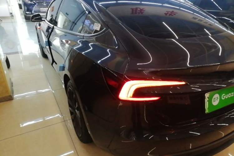 Used Tesla Model 3 2023 Long-Range All-Wheel-Drive Version Rear Left 45 Deg