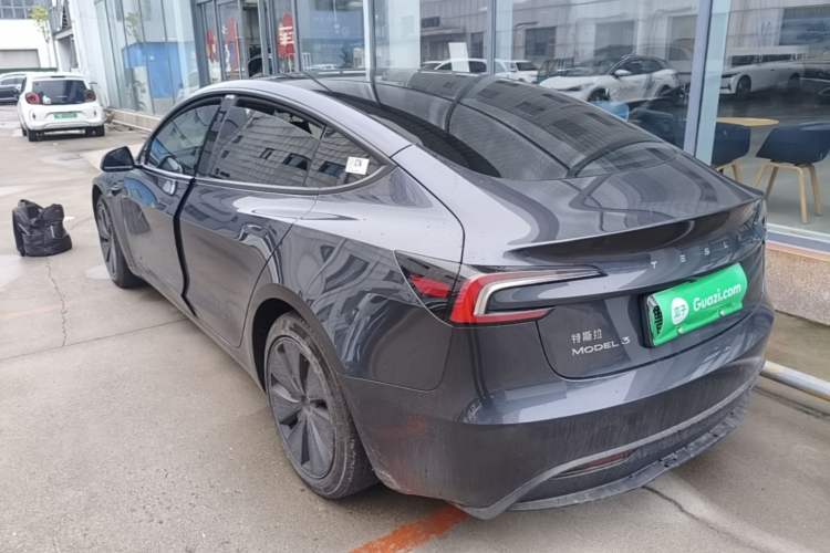 Used Tesla Model 3 2023 Rear-Wheel-Drive Version Rear Left 45 Deg