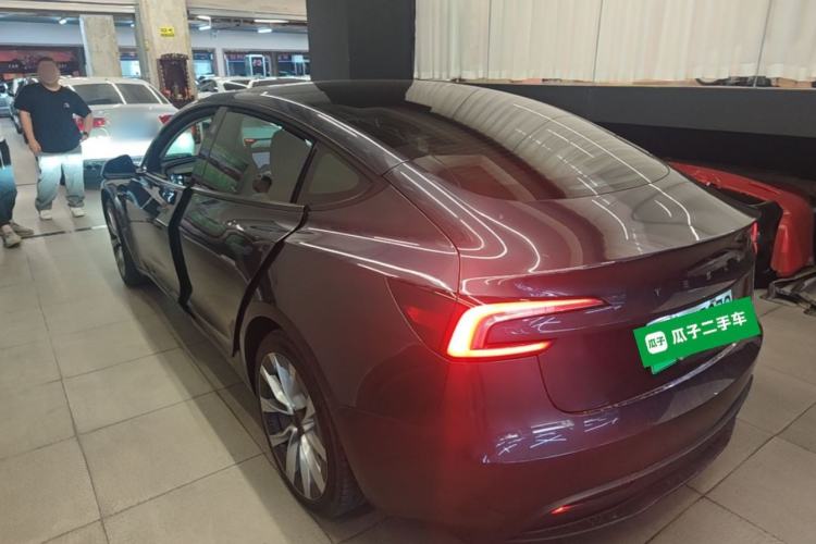 Used Tesla Model 3 2023 Long-Range All-Wheel-Drive Version Rear Left 45 Deg