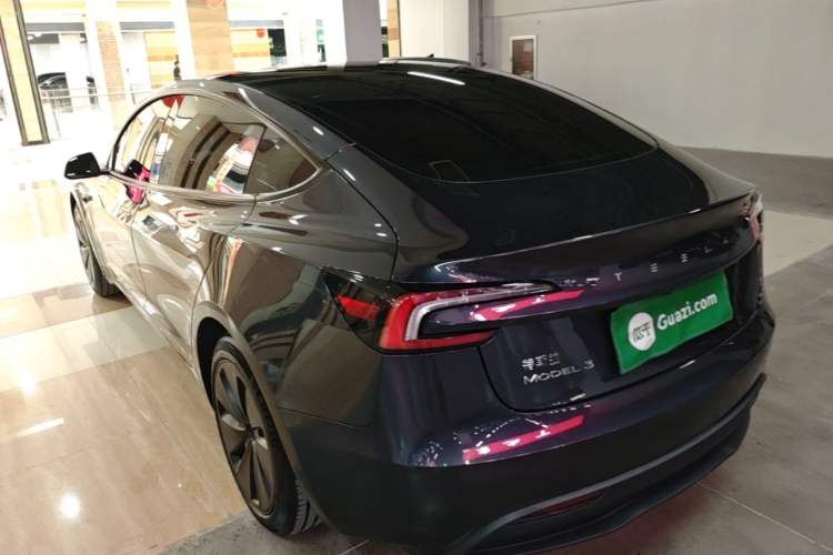 Used Tesla Model 3 2023 Rear-Wheel-Drive Version Rear Left 45 Deg