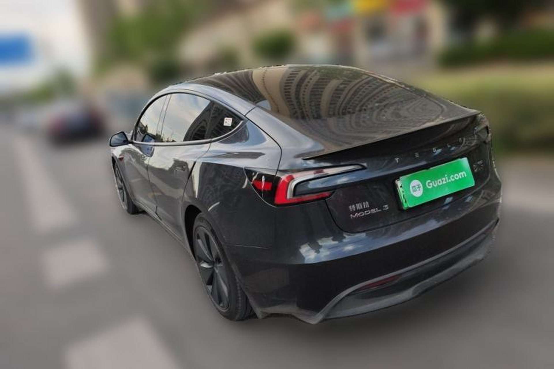 Used Tesla Model 3 2023 Rear-Wheel-Drive Version Rear Left 45 Deg