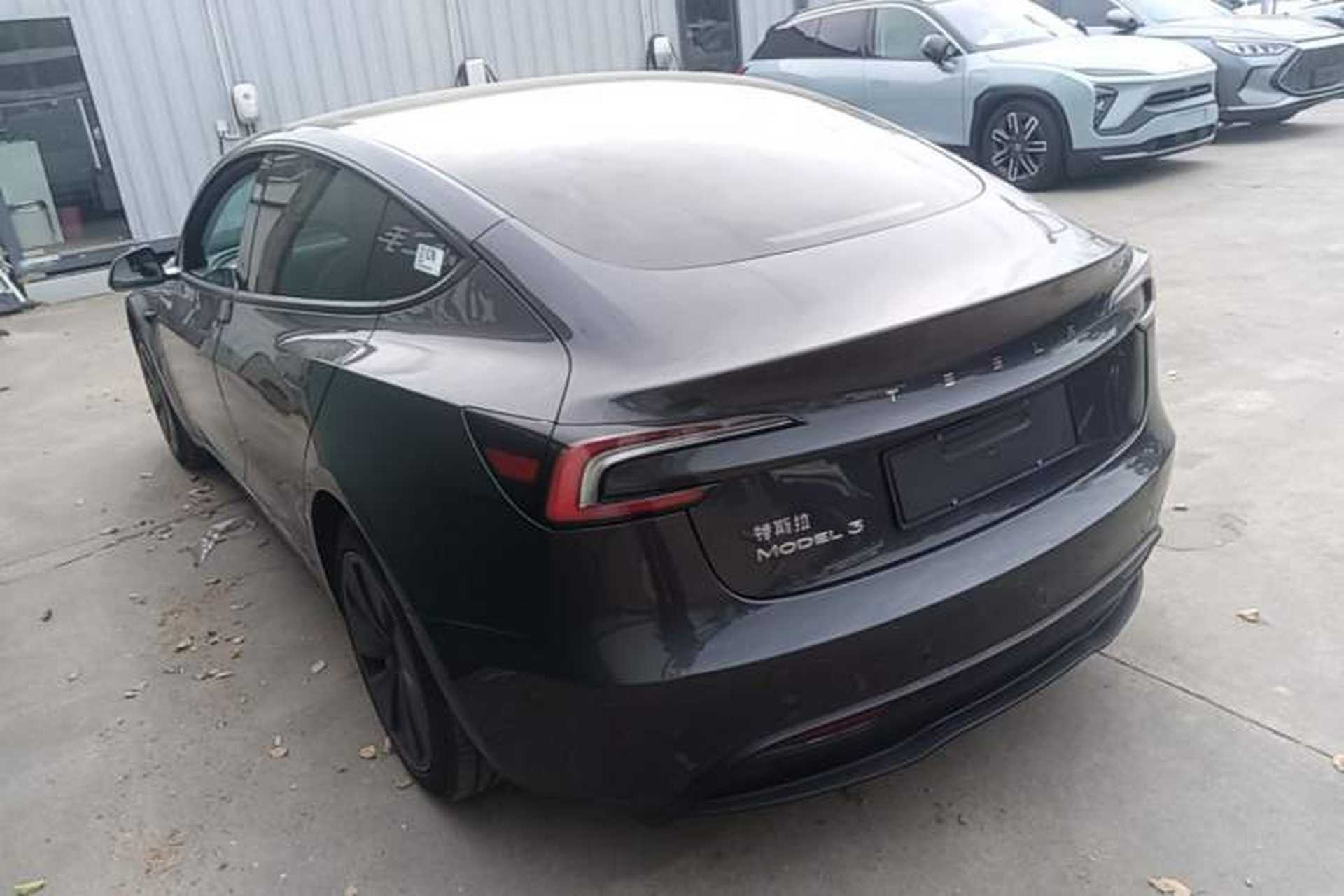 Used Tesla Model 3 2023 Rear-Wheel-Drive Version Rear Left 45 Deg