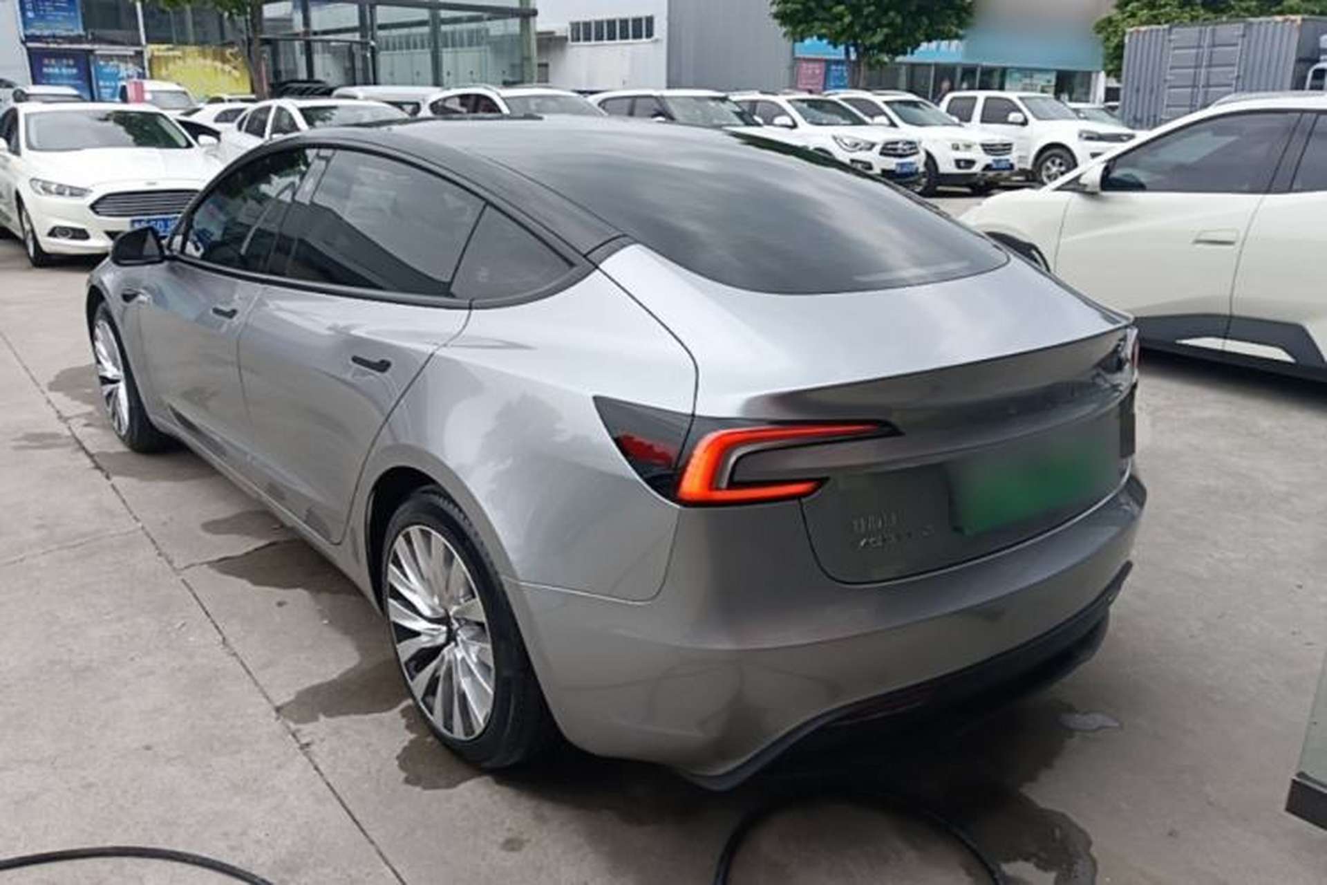 Used Tesla Model 3 2023 Rear-Wheel-Drive Version Rear Left 45 Deg