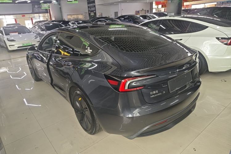 Used Tesla Model 3 2023 Rear-Wheel-Drive Version Rear Left 45 Deg