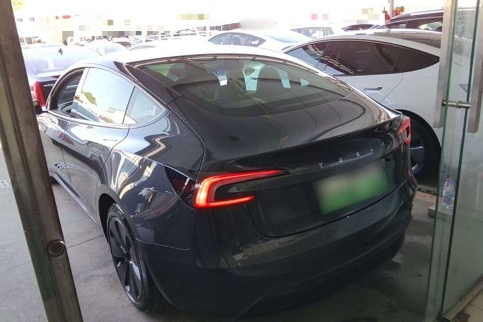 Used Tesla Model 3 2023 Rear-Wheel-Drive Version Rear Left 45 Deg