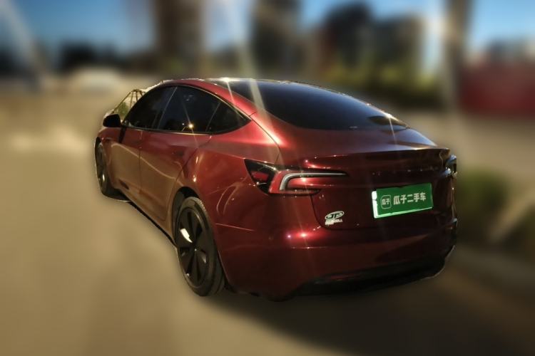 Used Tesla Model 3 2023 Long-Range All-Wheel-Drive Version Rear Left 45 Deg