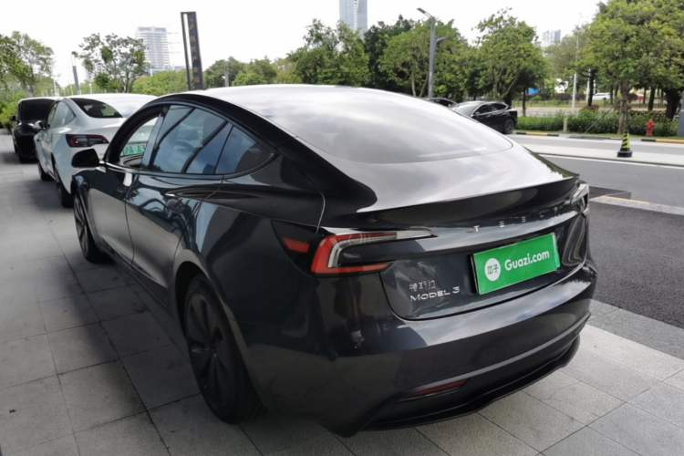 Used Tesla Model 3 2023 Rear-Wheel-Drive Version Rear Left 45 Deg