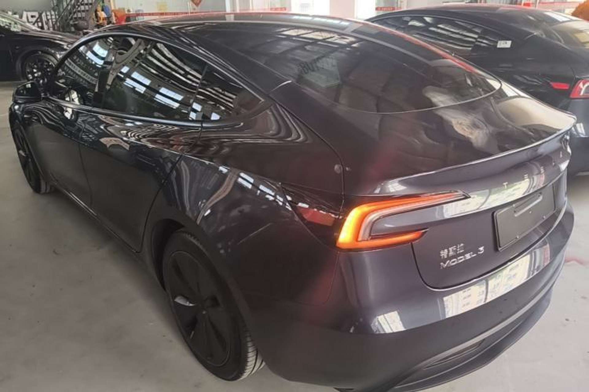 Used Tesla Model 3 2023 Rear-Wheel-Drive Version Rear Left 45 Deg