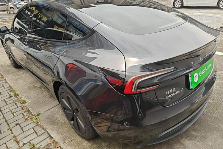 Used Tesla Model 3 2023 Rear-Wheel-Drive Version Rear Left 45 Deg