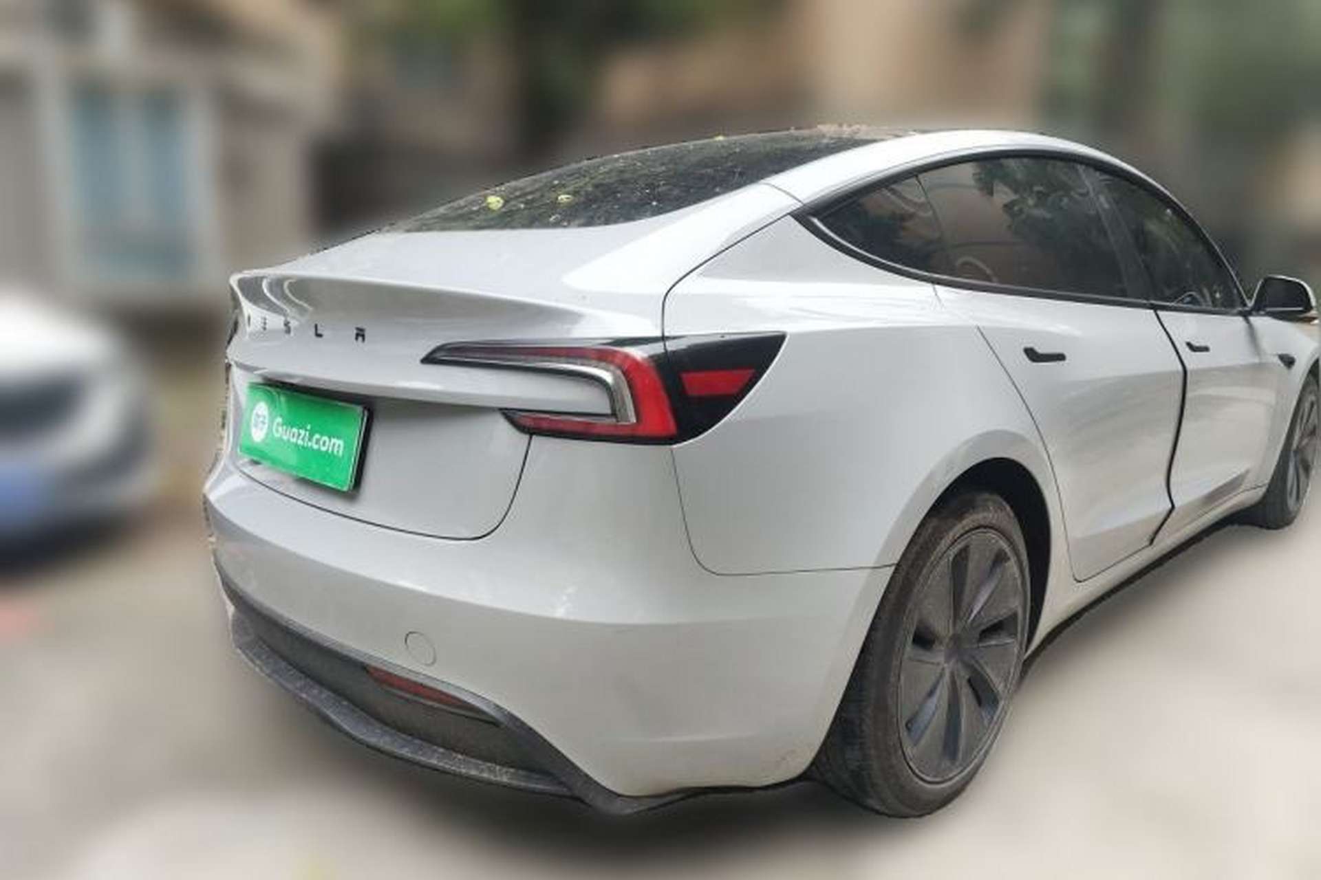 Used Tesla Model 3 2023 Rear-Wheel-Drive Version Rear Right 45 Deg