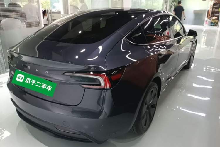 Used Tesla Model 3 2023 Long-Range All-Wheel-Drive Version Rear Right 45 Deg