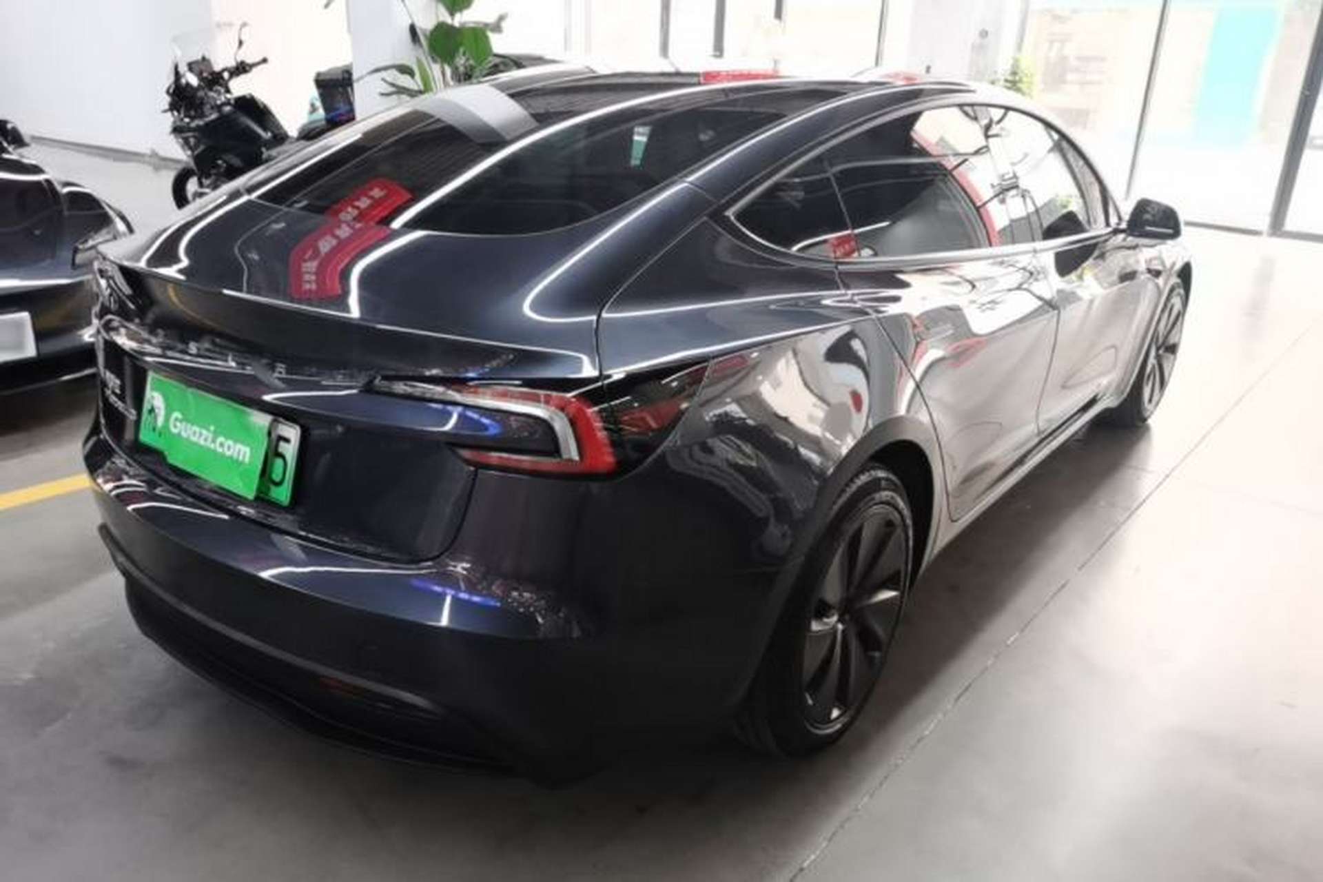 Used Tesla Model 3 2023 Rear-Wheel-Drive Version Rear Right 45 Deg