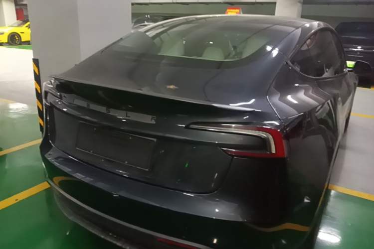 Used Tesla Model 3 2023 Rear-Wheel-Drive Version Rear Right 45 Deg