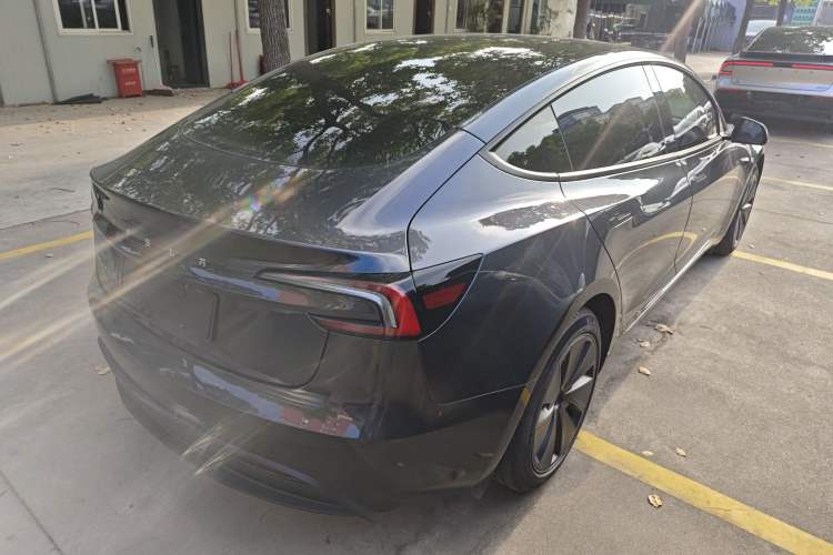 Used Tesla Model 3 2023 Rear-Wheel-Drive Version Rear Right 45 Deg