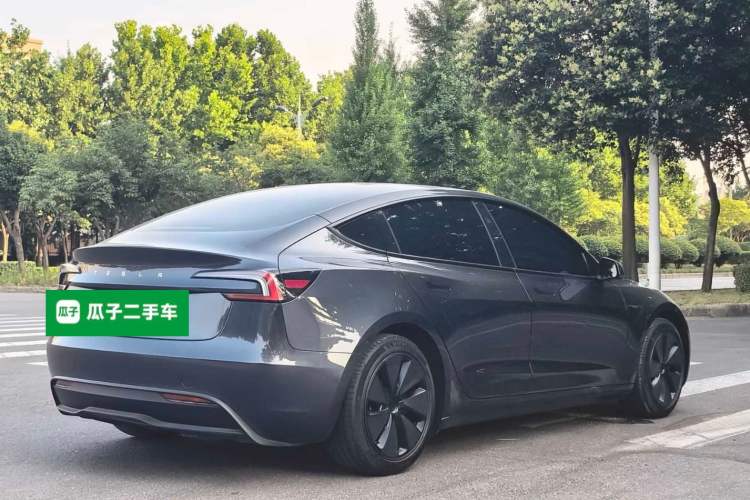 Used Tesla Model 3 2023 Rear-Wheel-Drive Version Rear Right 45 Deg