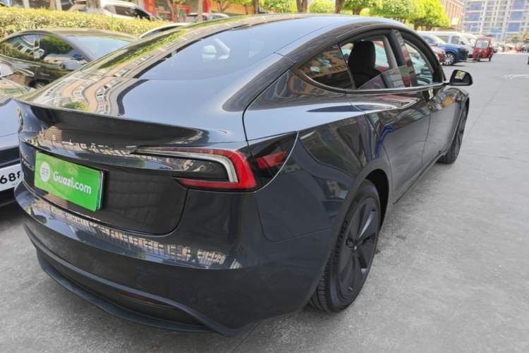 Used Tesla Model 3 2023 Rear-Wheel-Drive Version Rear Right 45 Deg