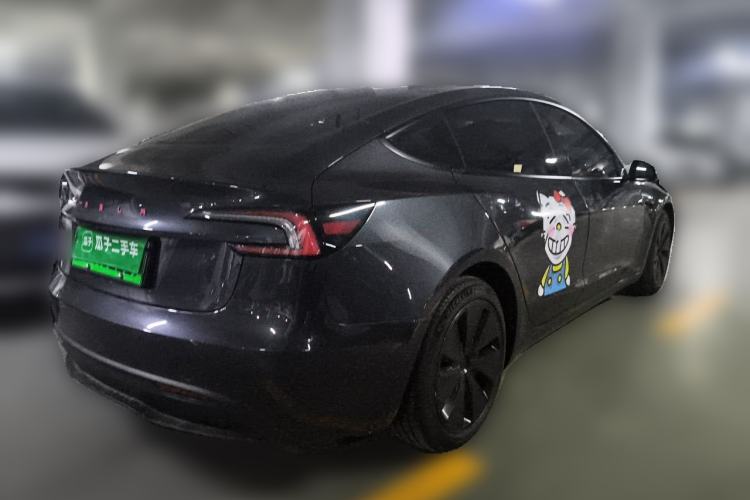 Used Tesla Model 3 2023 Rear-Wheel-Drive Version Rear Right 45 Deg