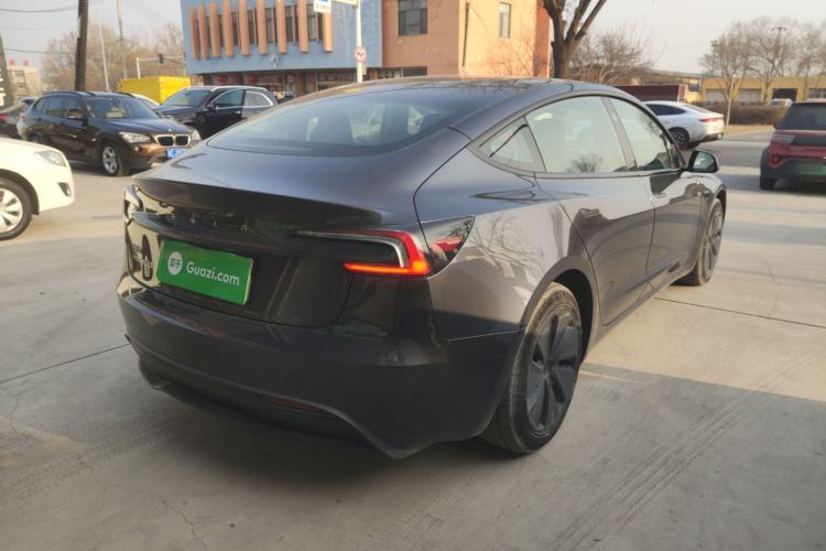 Used Tesla Model 3 2023 Rear-Wheel-Drive Version Rear Right 45 Deg