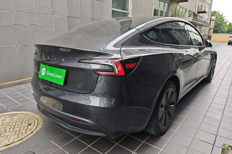 Used Tesla Model 3 2023 Rear-Wheel-Drive Version Rear Right 45 Deg