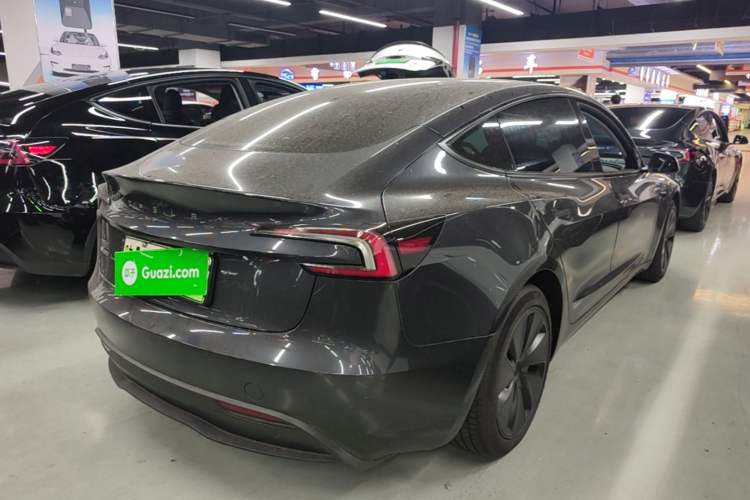 Used Tesla Model 3 2023 Rear-Wheel-Drive Version Rear Right 45 Deg
