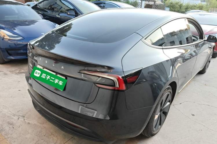 Used Tesla Model 3 2023 Rear-Wheel-Drive Version Rear Right 45 Deg