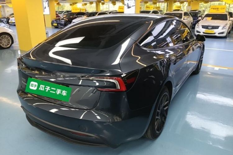 Used Tesla Model 3 2023 Rear-Wheel-Drive Version Rear Right 45 Deg