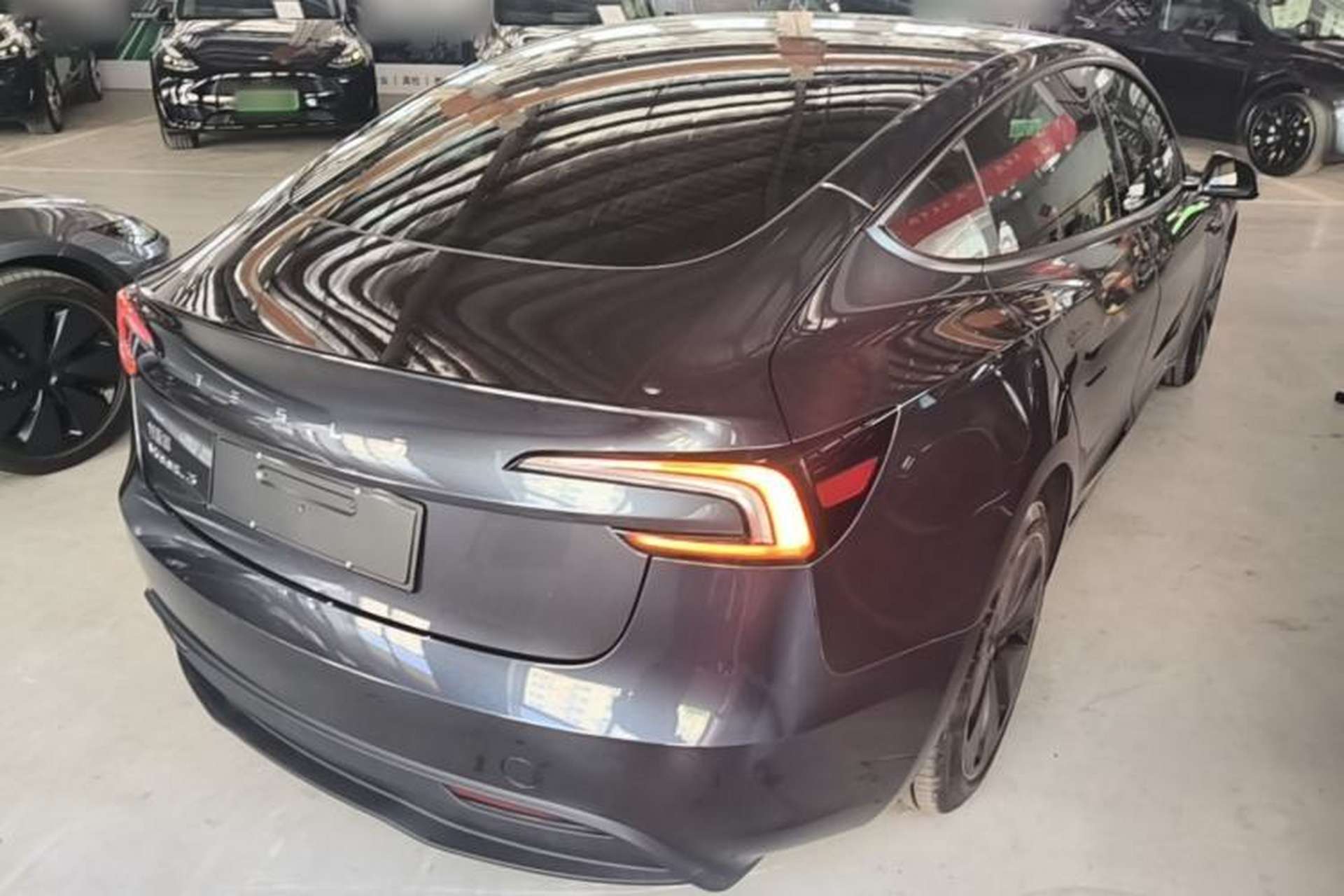 Used Tesla Model 3 2023 Rear-Wheel-Drive Version Rear Right 45 Deg