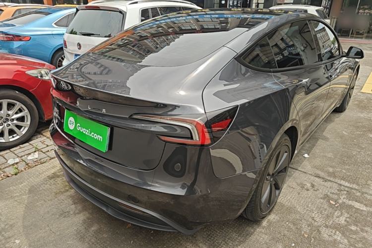 Used Tesla Model 3 2023 Rear-Wheel-Drive Version Rear Right 45 Deg