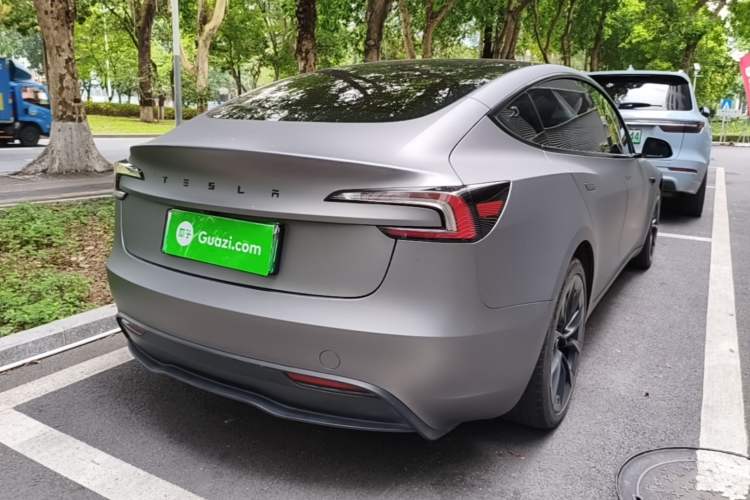 Used Tesla Model 3 2023 Long-Range All-Wheel-Drive Version Rear Right 45 Deg