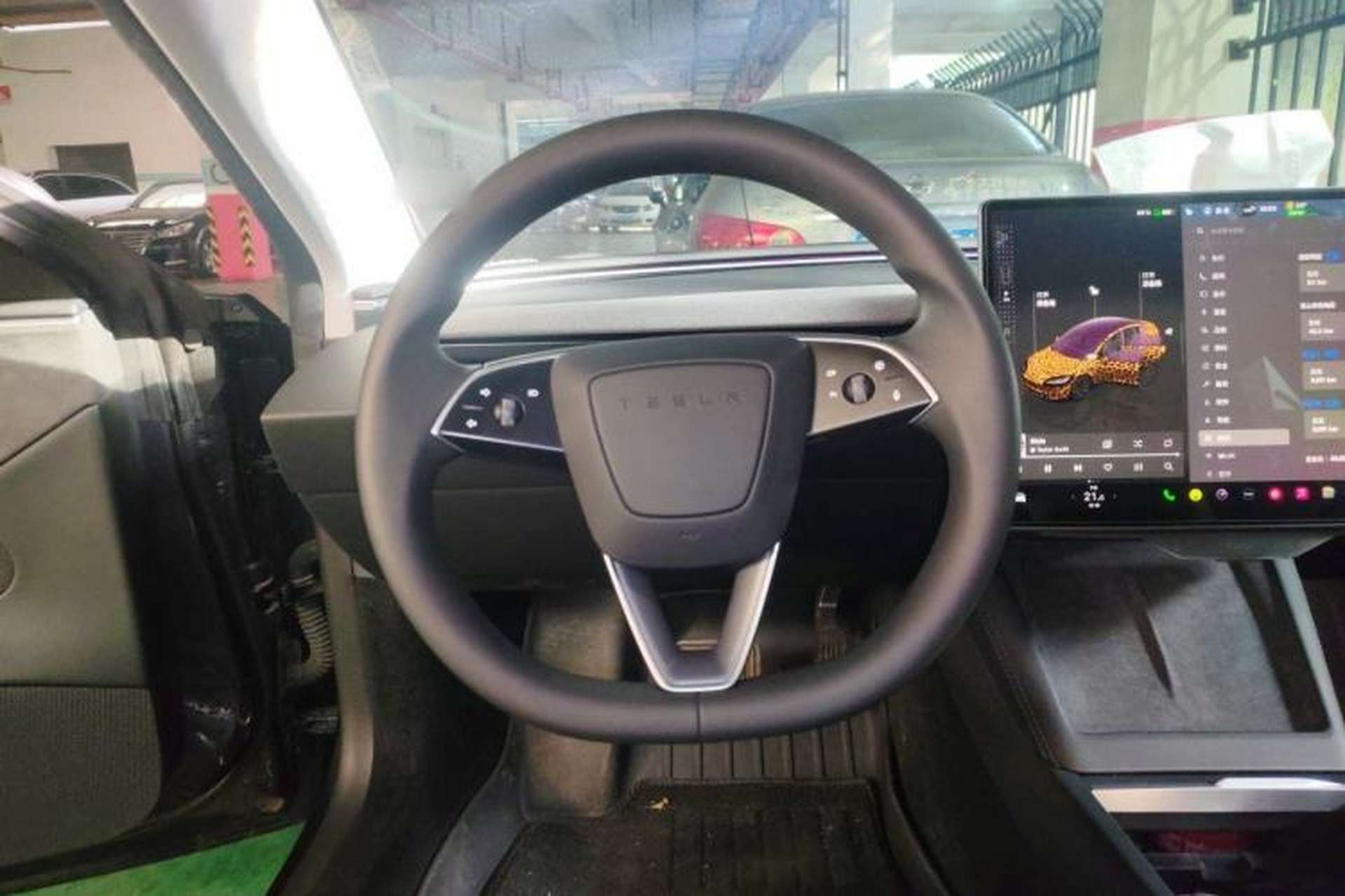 Used Tesla Model 3 2023 Long-Range All-Wheel-Drive Version Steering Wheel