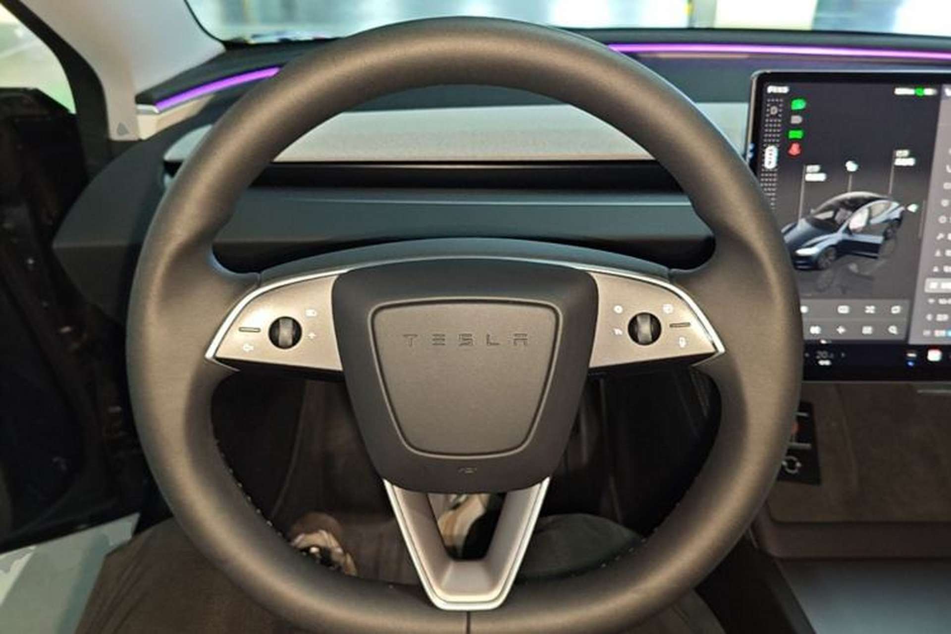 Used Tesla Model 3 2023 Long-Range All-Wheel-Drive Version Steering Wheel