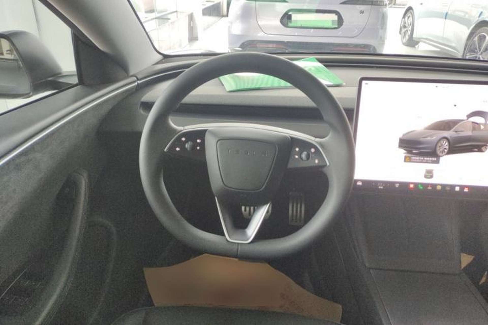 Used Tesla Model 3 2023 Long-Range All-Wheel-Drive Version Steering Wheel