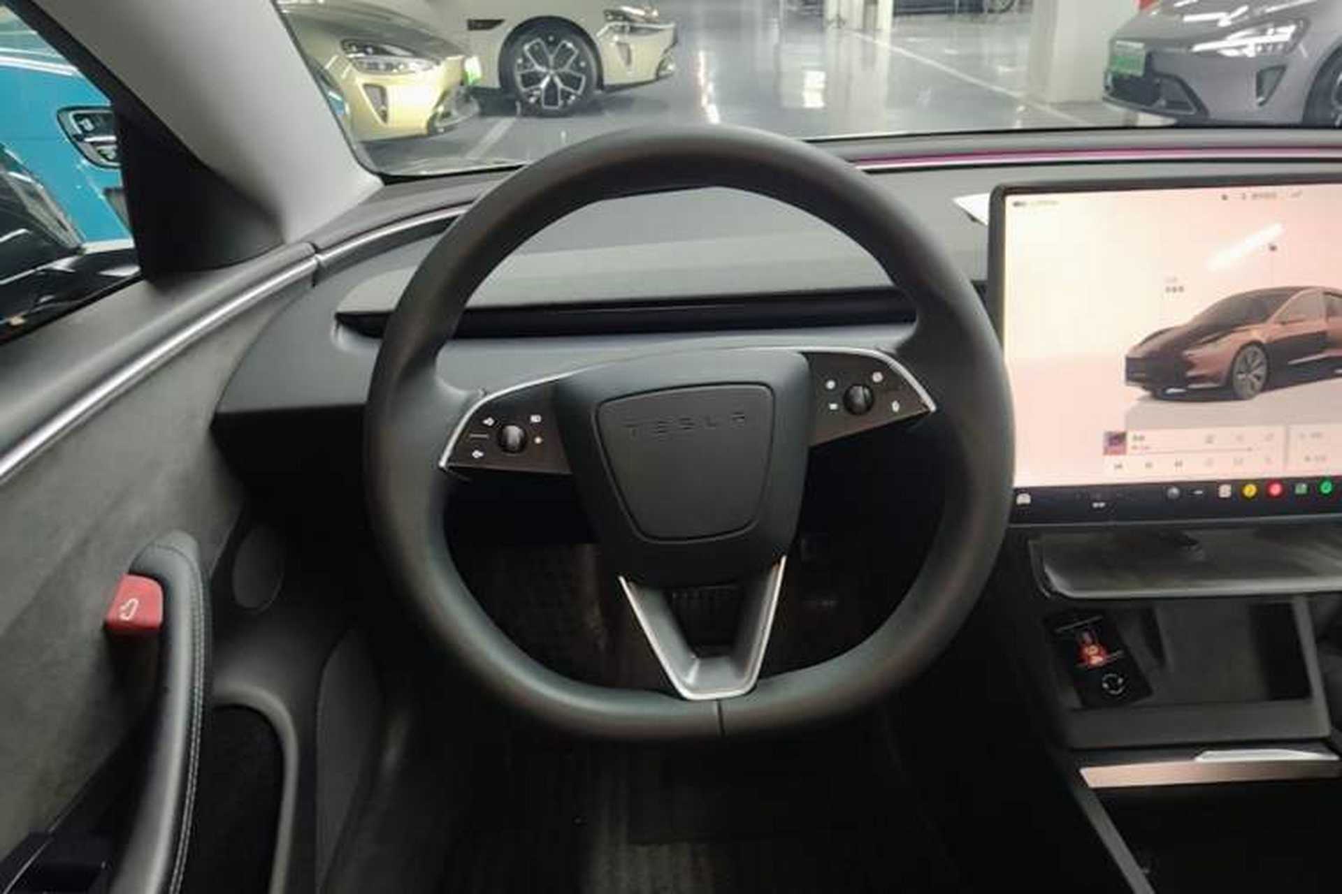 Used Tesla Model 3 2023 Long-Range All-Wheel-Drive Version Steering Wheel