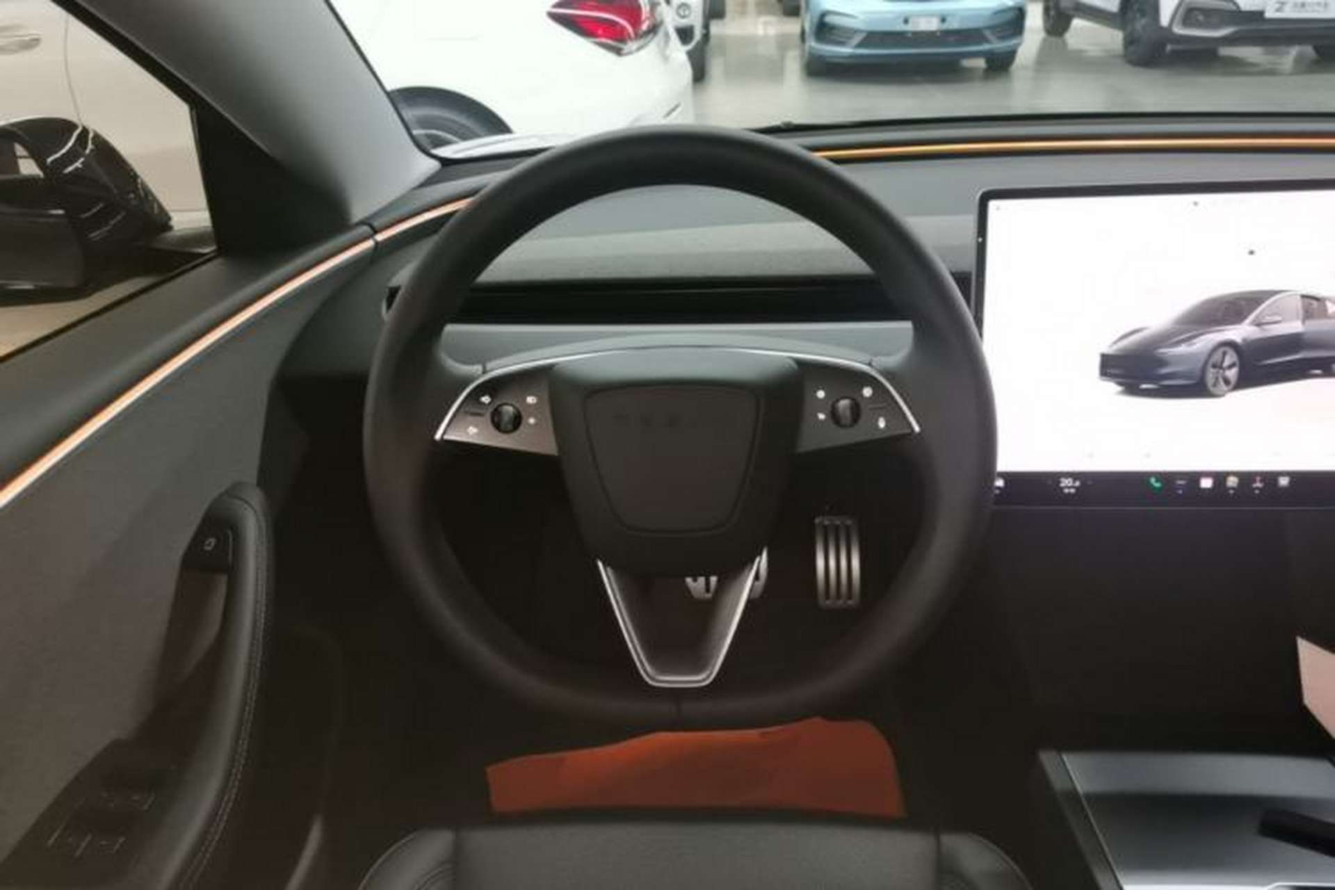 Used Tesla Model 3 2023 Rear-Wheel-Drive Version Steering Wheel