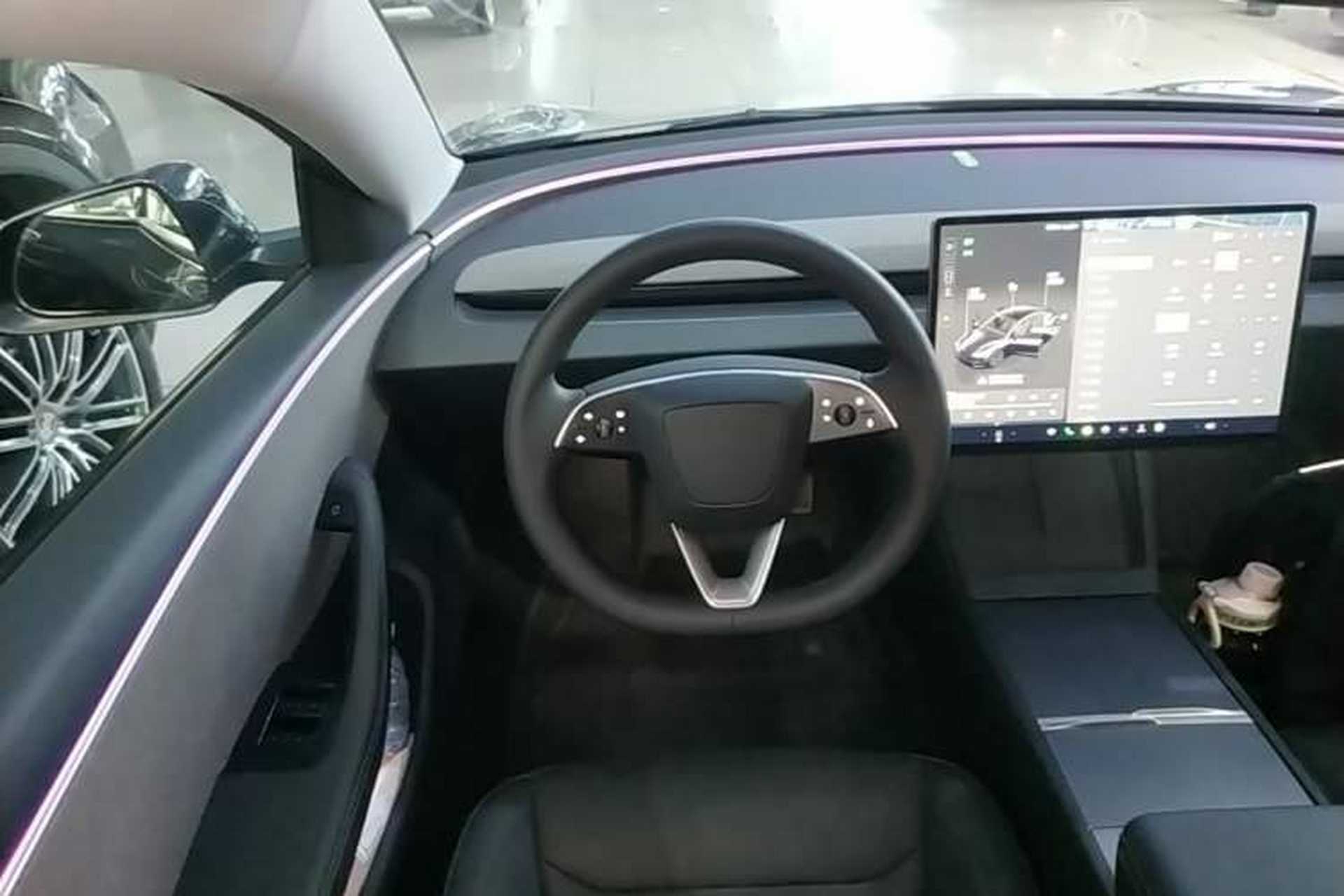 Used Tesla Model 3 2023 Rear-Wheel-Drive Version Steering Wheel