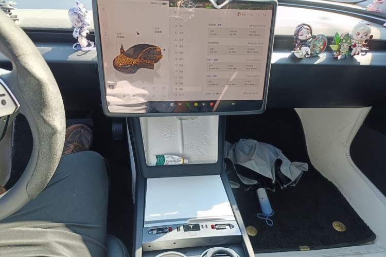 Used Tesla Model 3 2023 Rear-Wheel-Drive Version Audio And AC Panel