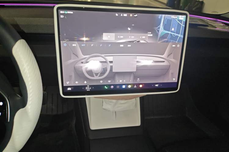 Used Tesla Model 3 2023 Rear-Wheel-Drive Version Audio And AC Panel