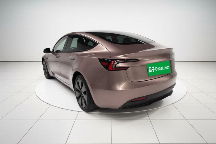 Used Tesla Model 3 2023 Rear-Wheel-Drive Version Rear Left 45 Deg